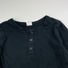 Load image into Gallery viewer, Unisex Lily &amp; Dan, organic cotton long sleeve henley top, GUC, size 6,  