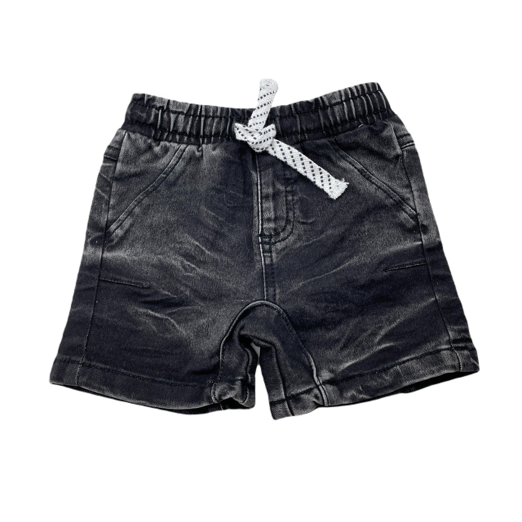 Boys Dymples, stretch knit denim shorts, elasticated, EUC, size 00,  
