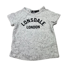 Load image into Gallery viewer, Unisex Lonsdale, grey marle tee / top, GUC, size 00,  