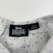Load image into Gallery viewer, Unisex Lonsdale, grey marle tee / top, GUC, size 00,  