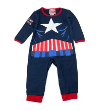 Load image into Gallery viewer, Boys Marvel, Captain America romper, EUC, size 00,  