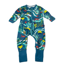 Load image into Gallery viewer, Unisex Bonds, zip wondersuit / zippy / romper, submarine, FUC, size 00,  