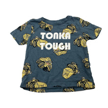 Load image into Gallery viewer, Boys Tonka, cotton tee / top, diggers, GUC, size 1,  