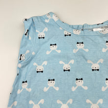Load image into Gallery viewer, Girls Little Wishes, cotton romper, rabbits, EUC, size 0,  