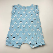 Load image into Gallery viewer, Girls Little Wishes, cotton romper, rabbits, EUC, size 0,  