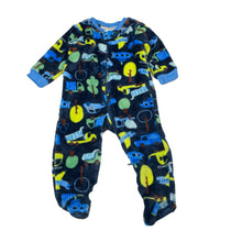 Load image into Gallery viewer, Boys Anko, soft fleece zip coverall / romper, GUC, size 00,  