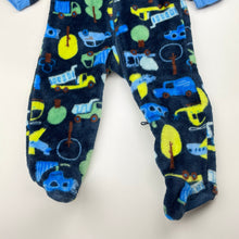 Load image into Gallery viewer, Boys Anko, soft fleece zip coverall / romper, GUC, size 00,  