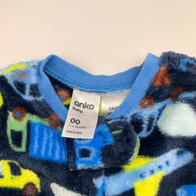 Load image into Gallery viewer, Boys Anko, soft fleece zip coverall / romper, GUC, size 00,  