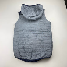 Load image into Gallery viewer, Boys Piping Hot, hooded puffer vest / jacket, discolouration lower back, FUC, size 7,  