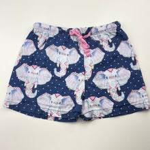 Load image into Gallery viewer, Girls Peter Alexander, cotton pyjama top &amp; shorts, elephant, FUC, size 6,  