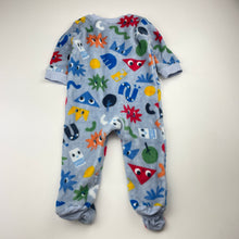 Load image into Gallery viewer, Boys Anko, soft fleece zip coverall / romper, FUC, size 00,  