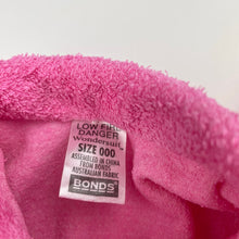 Load image into Gallery viewer, Girls Bonds, embroidered terry wondersuit coverall / romper, FUC, size 000,  