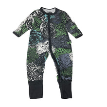Load image into Gallery viewer, Unisex Bonds, zip wondersuit / zippy / romper, wild cats, GUC, size 00,  