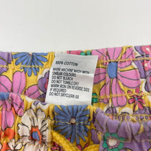 Load image into Gallery viewer, Girls Anko, colourful floral cotton shorts, EUC, size 1,  