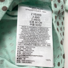 Load image into Gallery viewer, Girls GAP, spotted cotton long sleeve top, NEW, size 2,  