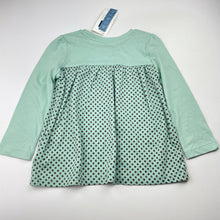 Load image into Gallery viewer, Girls GAP, spotted cotton long sleeve top, NEW, size 2,  