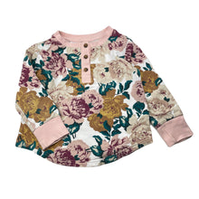 Load image into Gallery viewer, Girls Mango, floral long sleeve pyjama top, wash fade, FUC, size 3,  