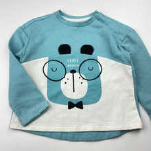 Load image into Gallery viewer, Boys Higgledee, fleece lined long sleeve top / lightweight sweater, EUC, size 2,  