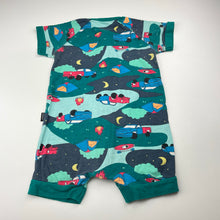 Load image into Gallery viewer, Boys Bonds, zip wondersuit / zippy / romper, camping, wash fade, FUC, size 2,  