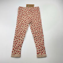 Load image into Gallery viewer, Girls Dymples, stretchy organic cotton blend leggings / bottoms, NEW, size 1,  