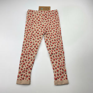 Girls Dymples, stretchy organic cotton blend leggings / bottoms, NEW, size 1,  