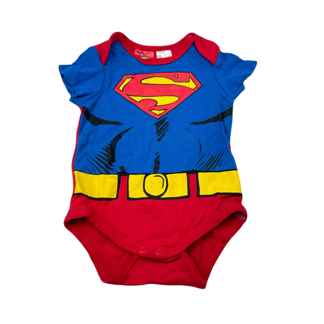 Boys DC Comics, Superman cotton bodysuit / romper, EUC, size 00,  