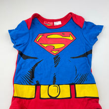 Load image into Gallery viewer, Boys DC Comics, Superman cotton bodysuit / romper, EUC, size 00,  