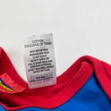 Load image into Gallery viewer, Boys DC Comics, Superman cotton bodysuit / romper, EUC, size 00,  