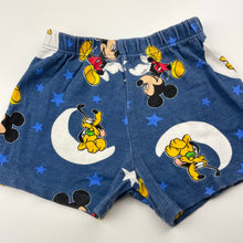 Load image into Gallery viewer, Boys Disney, Mickey Mouse &amp; Pluto cotton pyjama shorts, FUC, size 00,  