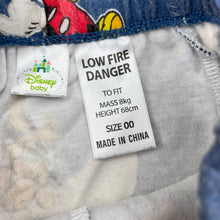 Load image into Gallery viewer, Boys Disney, Mickey Mouse &amp; Pluto cotton pyjama shorts, FUC, size 00,  