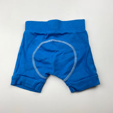 Load image into Gallery viewer, Boys Tiny Little Wonders, blue cotton shorts, elasticated, GUC, size 00,  