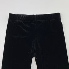 Load image into Gallery viewer, Girls Rare Editions, black velvet leggings / bottoms, EUC, size 0,  
