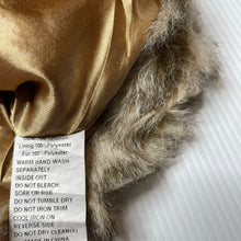 Load image into Gallery viewer, Girls Jack &amp; Milly, lined cotton &amp; faux fur vest, 3 hook fasten, GUC, size 2,  