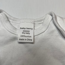 Load image into Gallery viewer, Unisex Baby Berry, cotton bodysuit / romper, EUC, size 00000,  