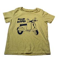 Load image into Gallery viewer, Boys Brilliant Basics, yellow cotton tee / top, GUC, size 3,  