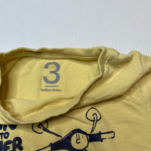Load image into Gallery viewer, Boys Brilliant Basics, yellow cotton tee / top, GUC, size 3,  