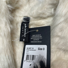 Load image into Gallery viewer, Girls Peter Morrissey, faux fur lined faux suede vest, NEW, size 0,  