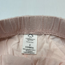 Load image into Gallery viewer, Girls Favourites, Australian cotton blend shorts, elasticated, FUC, size 0,  