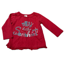 Load image into Gallery viewer, Girls Tiny Little Wonders, cotton long sleeve top, GUC, size 0,  