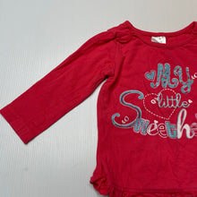 Load image into Gallery viewer, Girls Tiny Little Wonders, cotton long sleeve top, GUC, size 0,  