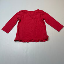 Load image into Gallery viewer, Girls Tiny Little Wonders, cotton long sleeve top, GUC, size 0,  