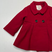 Load image into Gallery viewer, Girls Primark, red winter jacket / coat, L: 33cm, GUC, size 0,  