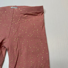 Load image into Gallery viewer, Girls Anko, pink &amp; gold spot leggings / bottoms, GUC, size 1,  