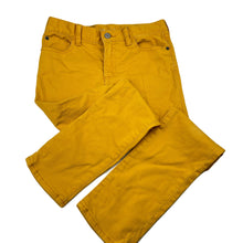Load image into Gallery viewer, Boys GAP, mustard stretch cotton pants, adjustable, Inside leg: 61cm, GUC, size 10,  