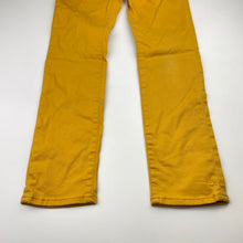 Load image into Gallery viewer, Boys GAP, mustard stretch cotton pants, adjustable, Inside leg: 61cm, GUC, size 10,  