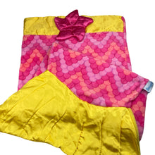 Load image into Gallery viewer, Girls Snuggie, mermaid tail blanket, 137cm x 71cm, GUC, size 8-12,  