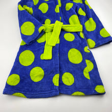 Load image into Gallery viewer, Boys fleece, dressing gown / bath robe, no labels, L: 61cm, shoulder to cuff: 35cm, GUC, size 3-5,  