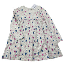 Load image into Gallery viewer, Girls Kids &amp; Co, floral lightweight long sleeve dress, NEW, size 2, L: 47cm