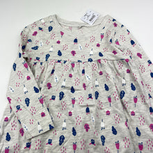 Load image into Gallery viewer, Girls Kids &amp; Co, floral lightweight long sleeve dress, NEW, size 2, L: 47cm