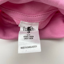 Load image into Gallery viewer, Girls H&amp;T, pink cotton roll neck top / skivvy, EUC, size 3,  